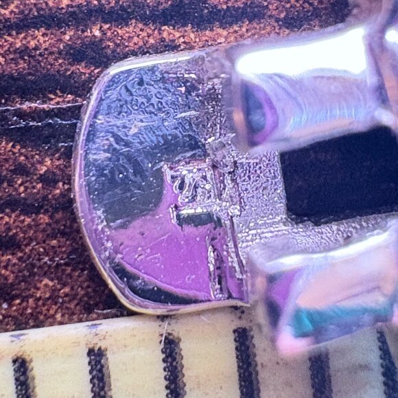 VTG Sterling Silver 925 Puffed Panther Link Chain Necklace Size 16.25" Length - Picture 12 of 14